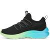 imagePUMA UnisexChild One4all Slip onBlacklimeaqua