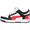imagePUMA UnisexChild Rebound Layup SneakerPuma Whitepuma Blackhigh Risk Red