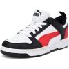 imagePUMA UnisexChild Rebound Layup SneakerPuma Whitepuma Blackhigh Risk Red