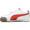 imagePUMA UnisexChild Roma SneakerPuma Whitefor All Time Redpuma Silver