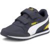 imagePUMA UnisexChild St Runner Hook and LoopPeacoatpuma Whitedandelion
