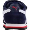imagePUMA UnisexChild St Runner Hook and LoopPeacoatwhitehigh Risk Red