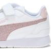 imagePUMA UnisexChild St Runner Hook and LoopPuma Whitecopper Roserose Mauve
