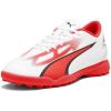 imagePUMA UnisexChild Ultra Play Firm Artificial Ground SneakerPuma Whitepuma Blackfire Orchid