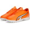 imagePUMA UnisexChild Ultra Play Firm Artificial Ground SneakerUltra OrangePuma WhiteBlue Glimmer