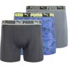 imagePUMA mens 3 Pack Performance Boxer BriefsElecktro Blue Camo