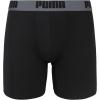 imagePUMA mens 3 Pack Performance Boxer BriefsRedGreyTeal