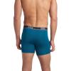 imagePUMA mens 3 Pack Performance Boxer BriefsRedGreyTeal