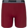 imagePUMA mens 3 Pack Performance Boxer BriefsRedGreyTeal