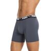 imagePUMA mens 5 Pack Performance Boxer BriefsBlackGrey
