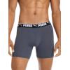 imagePUMA mens 5 Pack Performance Boxer BriefsBlackGrey