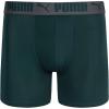imagePUMA mens 5 Pack Performance Boxer BriefsGreenBlueBlackGrey
