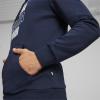 imagePUMA mens Essentials Logo Fleece Hoodie Available in Big ampamp TallClub Navyss24 Ll