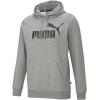 imagePUMA mens Essentials Logo Fleece Hoodie Available in Big ampamp TallMedium Gray Heather
