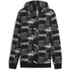 imagePUMA mens Essentials Logo Fleece Hoodie Available in Big ampamp TallPuma Blackss24 All Over Print