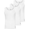 imagePuma Mens 3 Pack Ribbed Tank TopsWhite