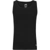imagePuma Mens 3 Pack Ribbed Tank TopsWhiteGrayBlack