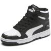 imagePuma UnisexChild Rebound Layup Mid ShoesBlackWhite