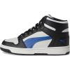 imagePuma UnisexChild Rebound Layup Mid ShoesCool Light Grayblazing Bluepuma Black