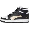 imagePuma UnisexChild Rebound Layup Mid ShoesPuma Blackpuma Goldpuma White