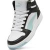 imagePuma UnisexChild Rebound Layup Mid ShoesPuma Whitefrosted Dewpuma Black