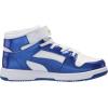 imagePuma UnisexChild Rebound Layup Mid ShoesPuma Whitesurf the Webpuma Team Gold