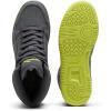 imagePuma UnisexChild Rebound Layup Mid ShoesStrong Graystrong Graylime Smash