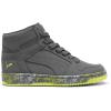 imagePuma UnisexChild Rebound Layup Mid ShoesStrong Graystrong Graylime Smash