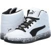 imagePuma UnisexChild Rebound Layup Mid ShoesWhiteBlack
