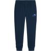 imagePUMA Boys Core Logo Jogger Side Seam Pockets Elastic Waistband Pull on PantNavy