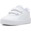 imagePUMA UnisexChild Carina Hook and Loop SneakerPuma Whitepuma Silvermauve Mist