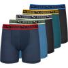 imagePUMA boys 5 Pack Performance Boxer BriefsBlueBlack