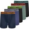 imagePUMA boys 5 Pack Performance Boxer BriefsBlueGreen