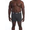 imagePUMA mens Big ampamp Tall 3 Pack Cotton Stretch Boxer BriefsPuma BlackHeather Grey