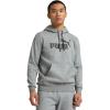 imagePUMA mens Essentials Logo Fleece Hoodie Available in Big ampamp TallMedium Gray Heather Ss25