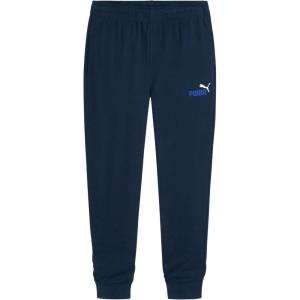 imagePUMA Boys Core Logo Jogger Side Seam Pockets Elastic Waistband Pull on PantNavy
