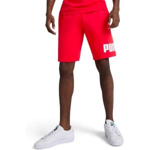 imagePUMA Mens Big Logo Fleece 10quot Shorts Available in Big ampamp TallFor All Time Red Ss25