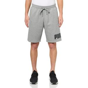 imagePUMA Mens Big Logo Fleece 10quot Shorts Available in Big ampamp TallMedium Gray Heather Ss25