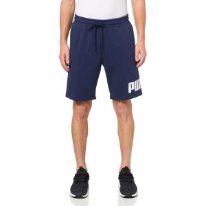 imagePUMA Mens Big Logo Fleece 10quot Shorts Available in Big ampamp TallPuma Navy Ss25