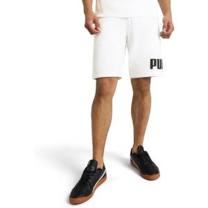 imagePUMA Mens Big Logo Fleece 10quot Shorts Available in Big ampamp TallPuma White Ss25