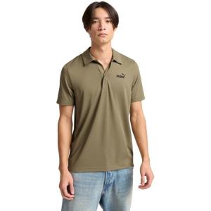 imagePUMA Mens Essentials All in Polo Available in Big ampamp TallVelvet Moss Ss25