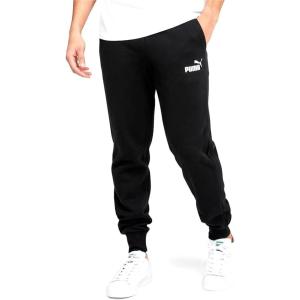 imagePUMA Mens Essentials Fleece Sweatpants Available in Big ampamp TallCotton Black Closed Leg Ah21