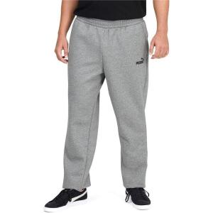 imagePUMA Mens Essentials Fleece Sweatpants Available in Big ampamp TallCotton Black Open Leg Ah21
