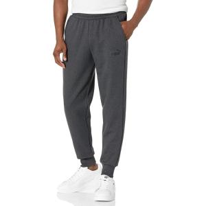 imagePUMA Mens Essentials Fleece Sweatpants Available in Big ampamp TallDark Gray Heather 2024