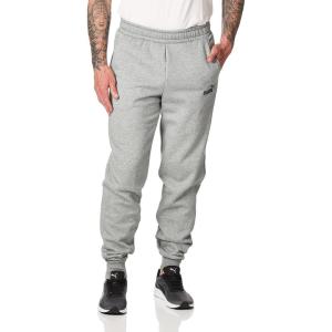 imagePUMA Mens Essentials Fleece Sweatpants Available in Big ampamp TallMedium Gray Heather Open Leg Ah20