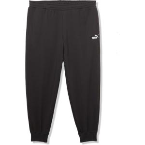 imagePUMA Mens Essentials Fleece Sweatpants Available in Big ampamp TallPuma Black Closed Leg Ss25