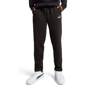 imagePUMA Mens Essentials Fleece Sweatpants Available in Big ampamp TallPuma Black Open Leg Ss25