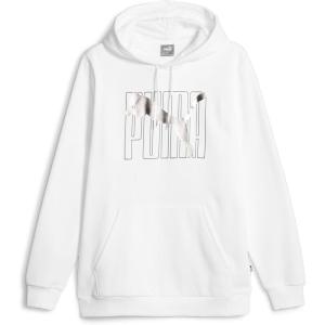 imagePUMA Mens Essentials Logo Fleece Hoodie Available in Big ampamp TallPuma White