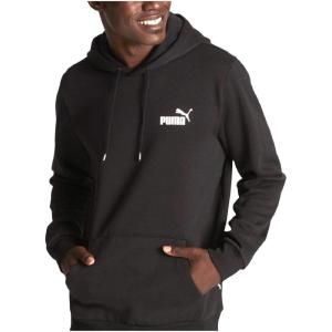 imagePUMA Mens Essentials Logo Fleece Hoodie Available in Plus SizesBlack