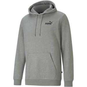 imagePUMA Mens Essentials Logo Fleece Hoodie Available in Plus SizesMedium Gray Heather